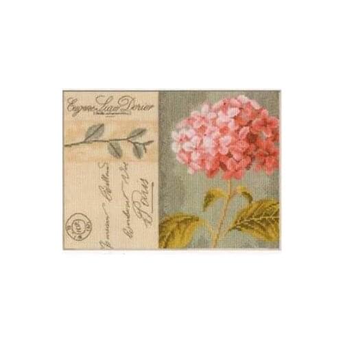 Gold Collection Popular Counted Cross Stitch Kit Hydrangea Flower Pink Flowers Greeting