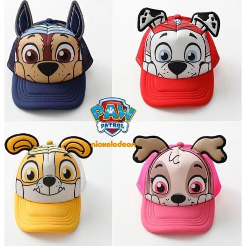 2020 Genuine PAW Patrol Cotton Cute Childrens Hats Caps Headgear Chapeau Puppy Print Party hat Kids Birthday Gift children toy
