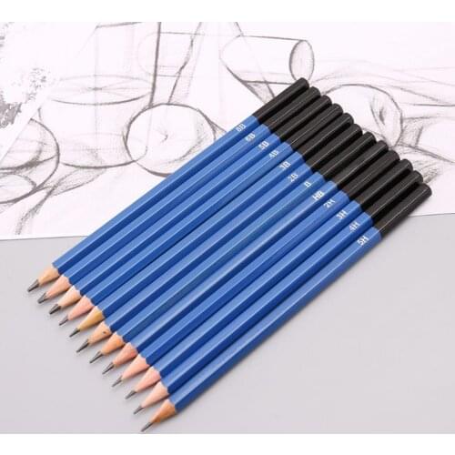 24pcs Professional Sketching Drawing Art Tool Kit Graphite Charcoal Pencils Eraser Craft Painting Set