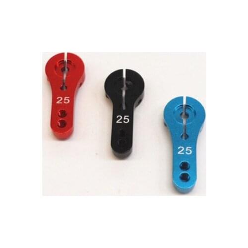 25T steering gear rocker arm aluminum alloy reinforced /MG996R/ E9001/ MG-995 02073 kinds of steering gear model toy accessories