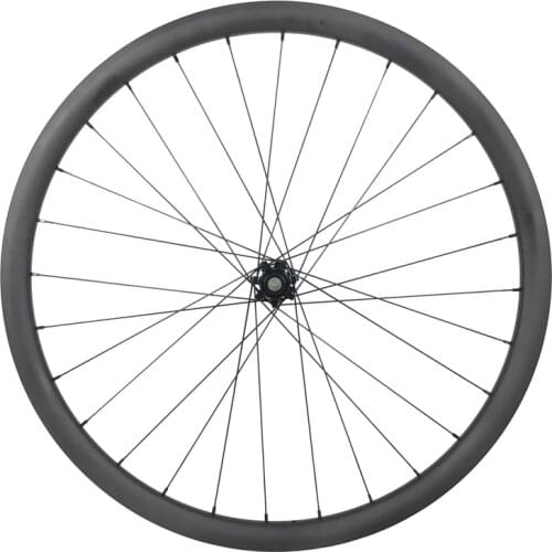 28 holes except valve holes 29er MTB XC 30 x 30mm carbon front wheel hookless 6 pawls 60T pull straight boost hub wheel WING 20