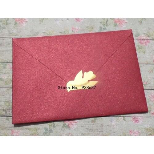40 Bird Envelope Stickers Gold Invitation Seal Birds Birthday Party Creative Decoration Removable Wallpaper Decal Mural ZB175