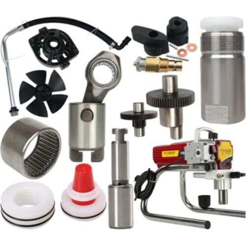 440i/450E/320 Airless Sprayer Accessories Pump Sealing Ring Gasket Piston PlungerSpraying Machine Plunger Pump Body and Gear