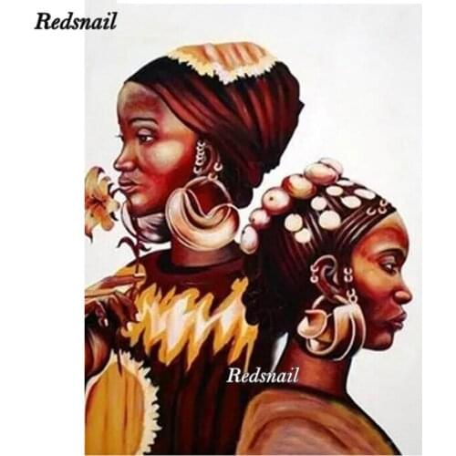 5d rhinestone art,Full diy 5d diamond painting african women paintings by number mosaic cross stitch diamond embroidery EE601