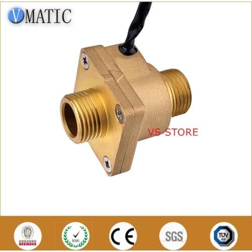 Free Shipping VC4050-G1-2 Brass Heater Turbine Sensor Customized Switch Flowmeter Water Flow Switch