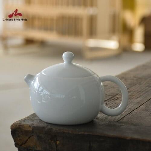 Tea Set chinese ceramic teapot kettle white kung fu tea pot drinkware