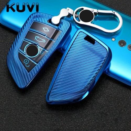 Car Key Case Cover Fob Tpu For BMW 2 3 5 7 Series 6GT X1 X3 X5 X6 F45 F46 G20 G30 G32 G11 G12 F48 G01 F15 F85 F16 F86 Keychain