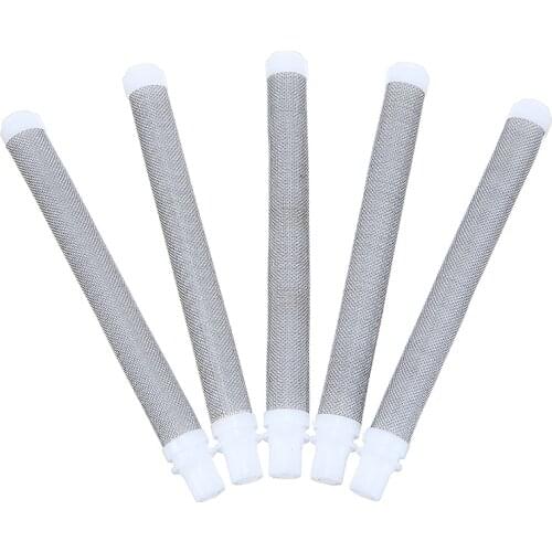 5Pcs/lot 60 Mesh Airless Gun Filter Stainless Steel Airless Paint Spray Gun Filter Screen Elements For Wagner