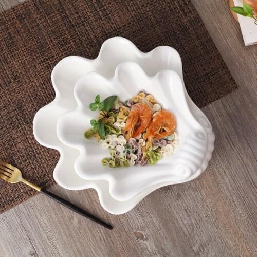 Bear Paw Ceramic Dish Home Cutlery Plate Hotel Hotel Cutlery Dish Fruit Snow Pastry Heart Porcelain Plate