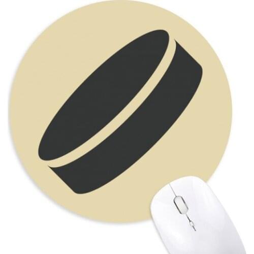 Mouse Pad Desk Mat Non-slip Waterproof Discus Sports Line Drawing Illustration Round Shape Mousepads For PC Laptop Computer