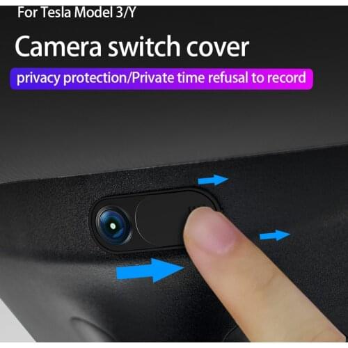 Webcam Cover For Tesla Model 3/Y 2017-2021 Car Camera Privacy Cover Model Y Accessories