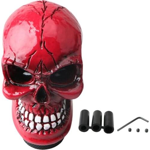 Car Modification Tooth Ghost Gear Shift Head Manual Gear Lever Shift Knob Universal Skull Head Car Manual Shift Gear Lever Knob