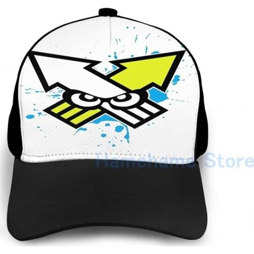 Fashion Splatoon - Turf War (Blue Splat) Basketball Cap men women Graphic print black Unisex adult hat