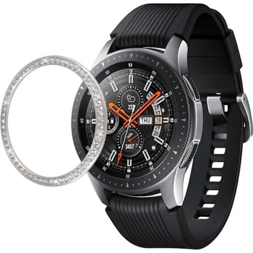 Fashion Diamond Matte Metal Bezel Rings Smart Watch Cover For Samsung Galaxy Watch46mm 42mm for Samsung Gear Sport Watch