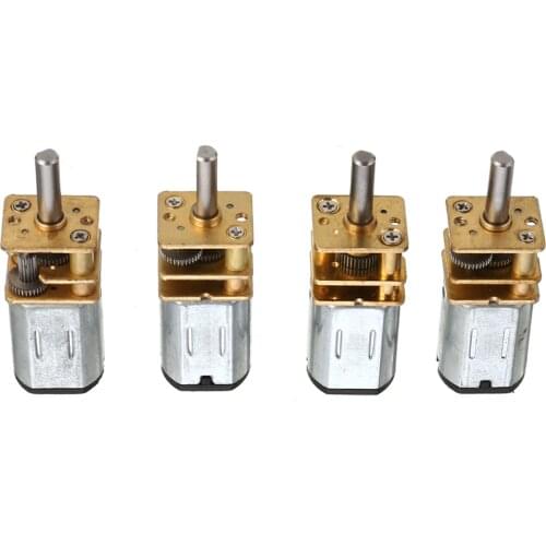 1pc DC Geared Motor N20 30/600/1000/1200RPM 3/6/12V Powerful Electric Micro Deceleration Gear Reducer Motors For Car Robot Model