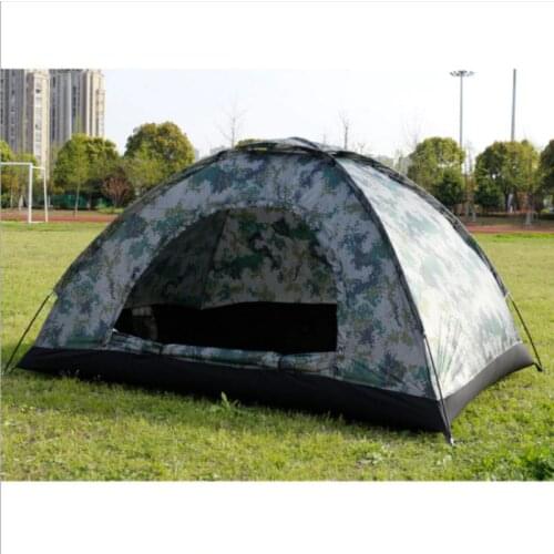 Outdoor automatic tent manual soldier single digital camo beach camping army tent