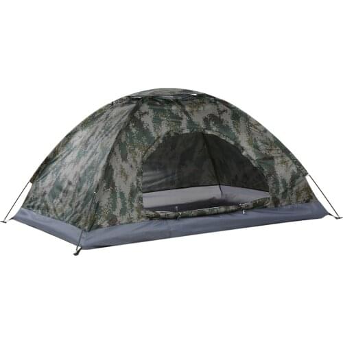 Outdoor Ultralight Tent Single Layer Anti-UV Coating UPF 30+ Portable Camping Hiking Fishing Tent Outdoor Equipment