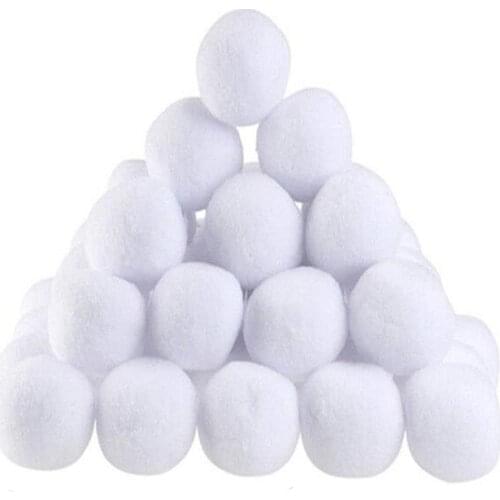 50Pcs 7cm Indoor Realistic Fake Soft Snowballs For Fight Game Christmas Fun Kids Educational Toys Christmas Supplies #20