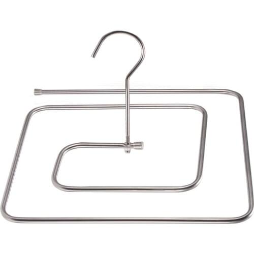 School Durable Windproof Portable Stainless Steel Square Spiral Drying Rack Balcony Fun Smooth Spiral Drying Rack Family Hotel