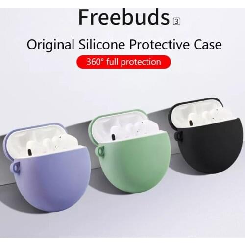 Original Silicone Case For Huawei FreeBuds 3 Cover Cases Multicolor Protective delicate Skin for FreeBuds3 pro DropShipping