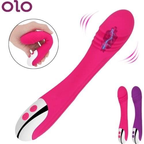 OLO 7 Speeds Dildo Penis Vibrator Powerful Chargable Rabbit Vibrator Clitoris Stimulation Female Masturbation Sex Toy for Women