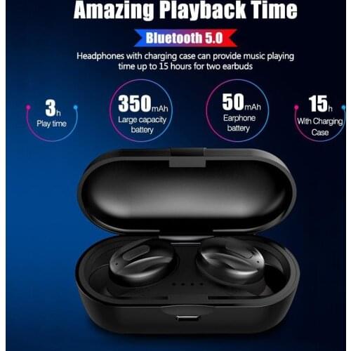 XG15 TWS Bluetooth headset call comes with charging 5.0 sports fitness earphones handsfree 5.0 Earphones 3D Stereo Phones