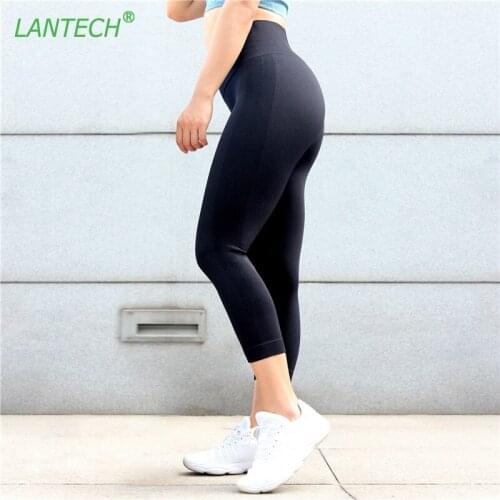 LANTECH Push up Pants Yoga Sports Running high waist Sportswear Women Fitness Leggings Exercise Gym Compression Pants Trousers