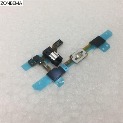 ZONBEMA 20pcs/lot New Home Button keypad Sensor Audio Jack Headphone Flex Cable For Samsung Galaxy J5 J500 J500F J5008