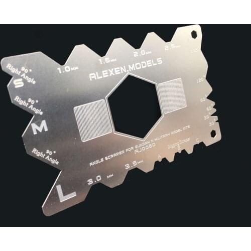 1pc Angle Scraper Digging Scraper for Gundam Military Model Kits DIY Edge Horn Repair Knife AJ0060