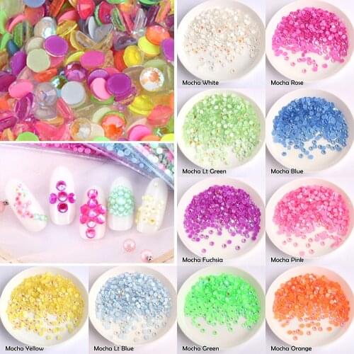 1440pcs SS6-SS20 Crystal Gem 3D Luminous Stones Nail Art Decorations DIY Glitter Diamond Jewelly Glow In The Dark Ornaments