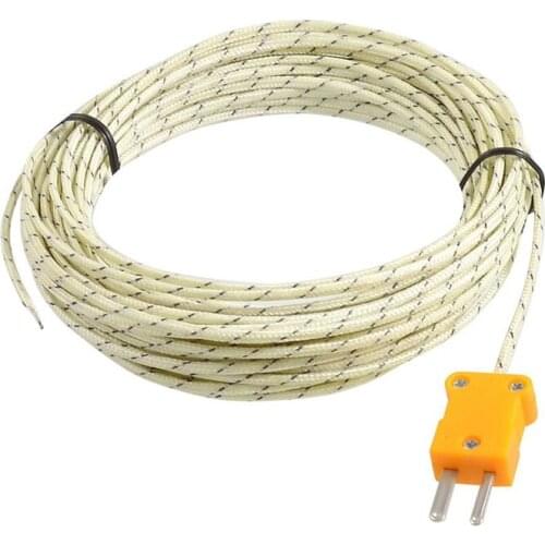 -50-250 Celsius K Type 10M Cable Temperature Sensor Thermocouple Probe
