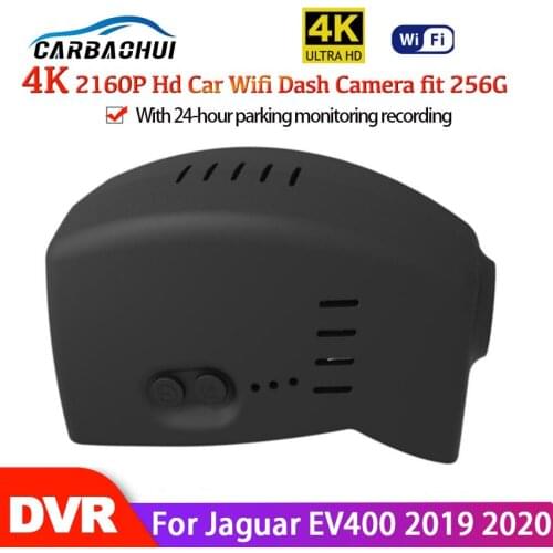 Car Wifi DVR Driving Video Recorder Front Dash Cam 4K Camera WDR 24-hour parking monitoring HD 2160P For Jaguar EV400 2019 2020