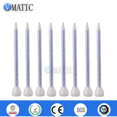 Free Shipping 5pcs ME05-24 Plastic Nozzles Duo Pack Epoxies Silicone Mixing Tube Resin Static Mixer For AB Glue Mix