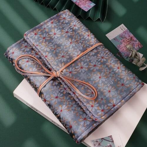 2021 Japanese-style Notebook Diary Notepad Fabric Note Book Stationery Gifts Traveler Journal Planners Office School Supplies