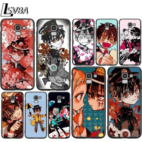 Anime Hanako kun Yugi for Samsung Galaxy J2 J3 J4 Core J5 J6 J7 J8 Prime duo Plus 2018 2017 2016 Soft Black Phone Cover