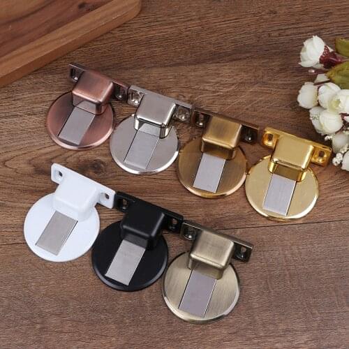 1pcs Door Holder Stopper Invisible Doorstop Wall Floor Mount Safety Catch 304 Stainless Steel Gate Resistor Doorstop Door Holder