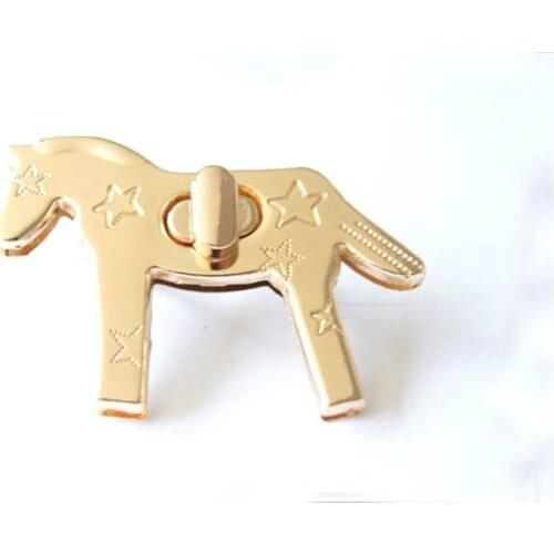 2.5 inch golden Purse Flip Locks