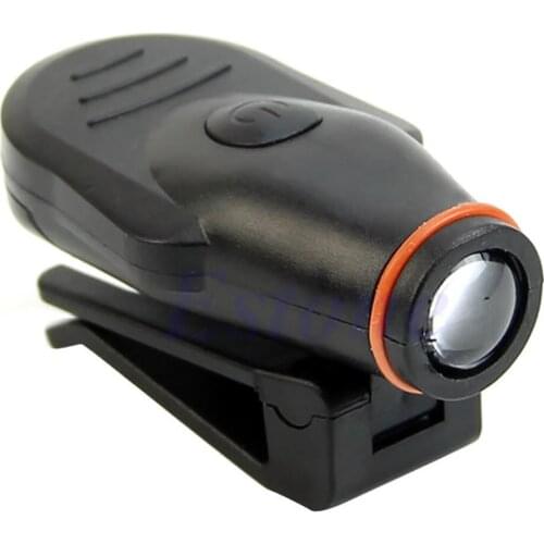 Bright Clip-on LED Hat Light Headlamp Torch Hunting Fishing Camping Outdoor 896B