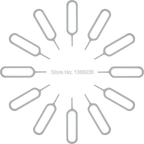 10000pcs New Sim Card Needle eject For IPhone 12 11 XS XR XS MAX Cell Phone fject Tool pin Tray Holder Eject Pin