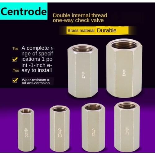 Brass vertical check valve 1/2/3/4/6 minute 1 inch check valve check valve CV-01 / 02/03 pneumatic accessories