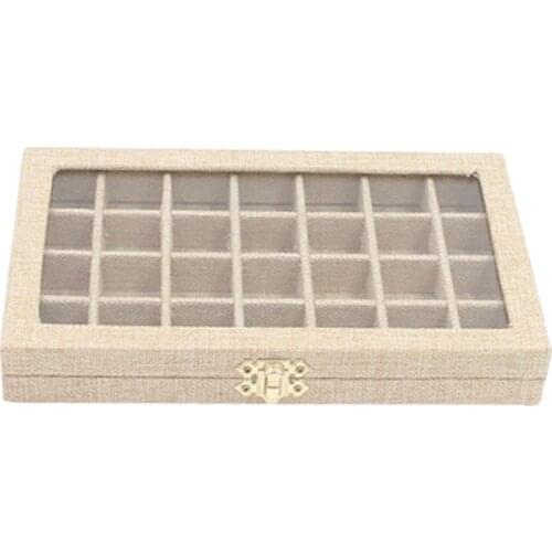 Colorful Mini 28 Grids Jewelry Holder Nail Tips Beads Button Storage Holder