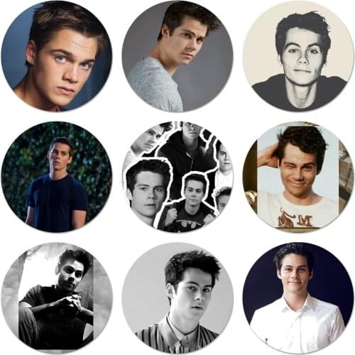 New Arrival 58mm Teen Wolf Dylan Obrien Badge Brooch Pin Accessories For Clothes Backpack Decoration gift