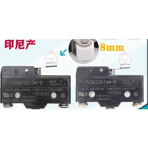 Omron original genuine micro switch 8MM wide wheel Z-15GW22613-B/15GW22614-B