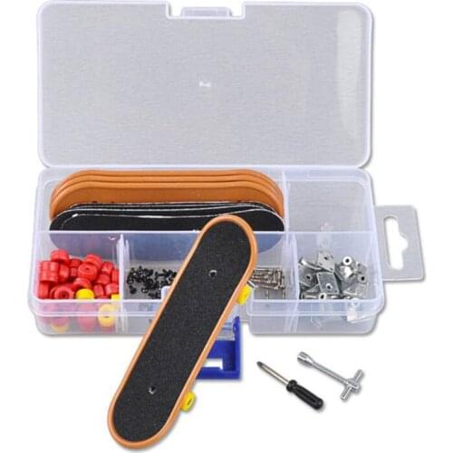 Plastic Mini Finger Skating Board Table Game Toy Kids Skateboard Children Finger Fingerboard Scooter Skate Educational Gifts