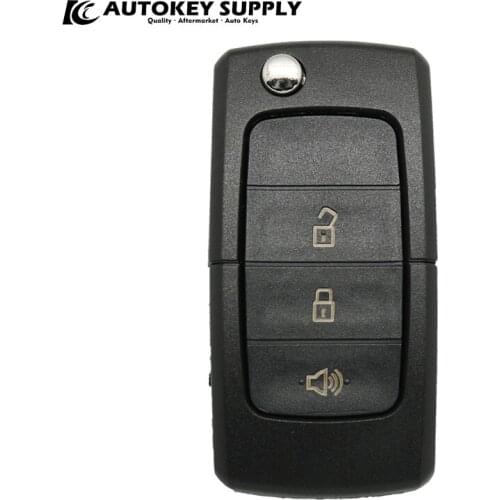 ForFord 3 Buttons Remote Flip Key (Panic Buton) AKFDF112