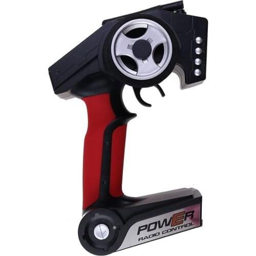 2.4GHZ Radio RC Car Remote Controller Transmitter for 1/18 WLtoys A959 4959-B Plastic + electronic components Easy to operate