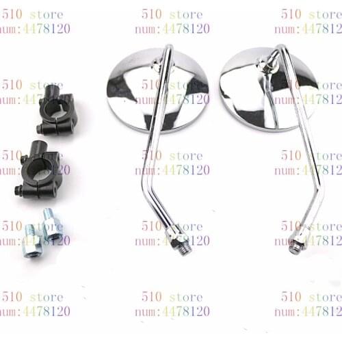 Universal Motorcycle Back Side Mirrors Electrombile Motorbike Rear View Mirror 8mm10mm Thread For Electric motorcycle backup