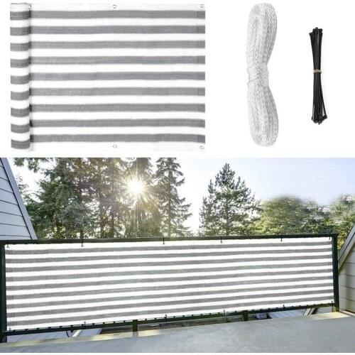 Privacy Screen Cover Waterproof Multifunction Sun Protection Cover Shield Privacy Screen Fence For Garden Backyard