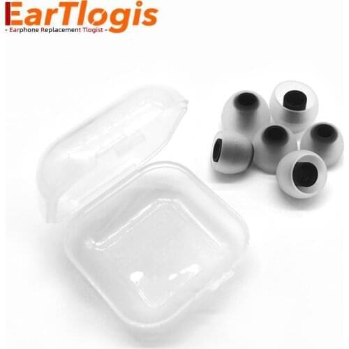 EarTlogis Replacement Silicone Earbud for SONY WI-H700 C600N C400 SP500 SP600N Ear Pads Tip Parts Earplug