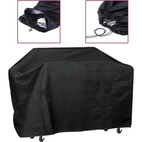 Protective Rectangle BBQ Cover For Picnic Waterproof Dustproof Sunscreen Barbeque Cover Protector For Grilling With regular